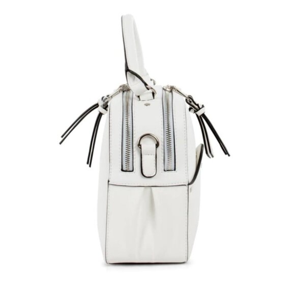 Celine Dion Motif Top Handle Snake Embossed PU Bag - Picture 4 of 8